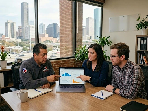 Broad Electrician Keyword Coverage Local SEO Houston