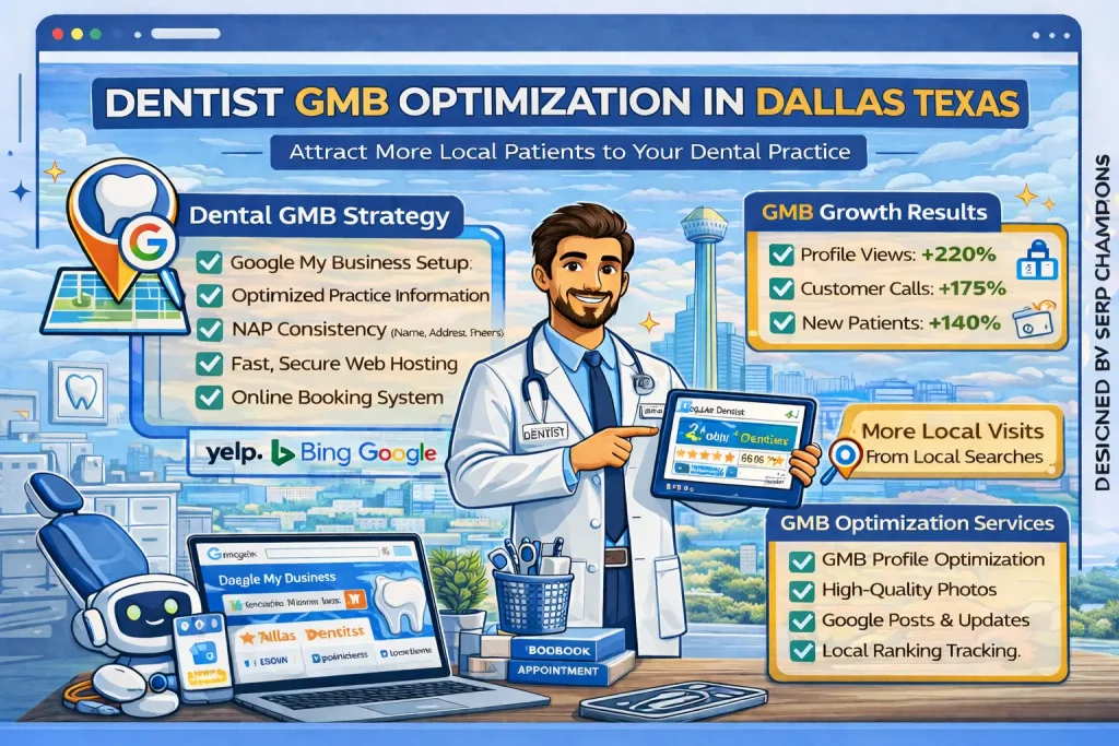 Dentist GMB Optimization in Dallas Texas