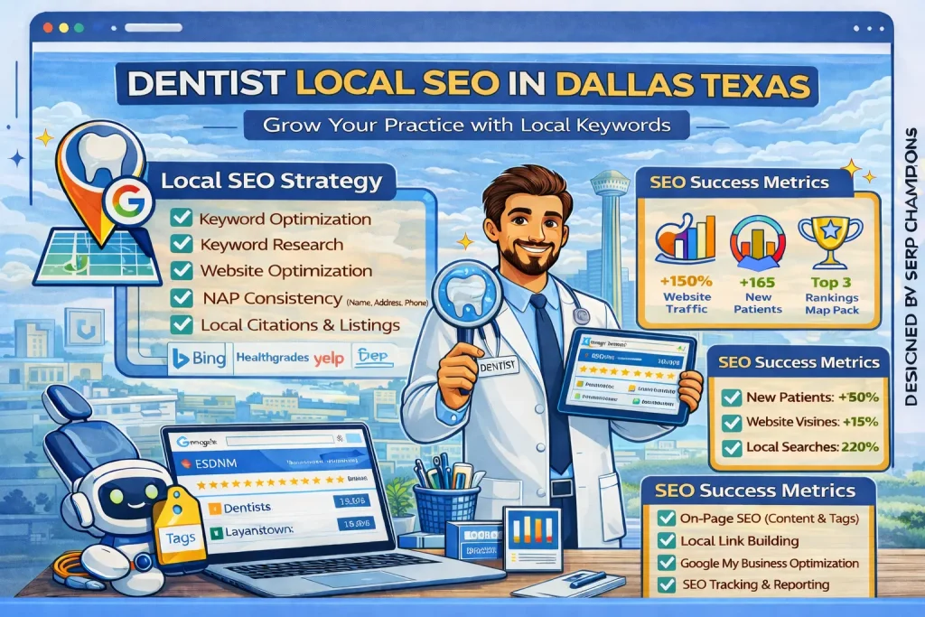 Dentist Local SEO in Dallas Texas