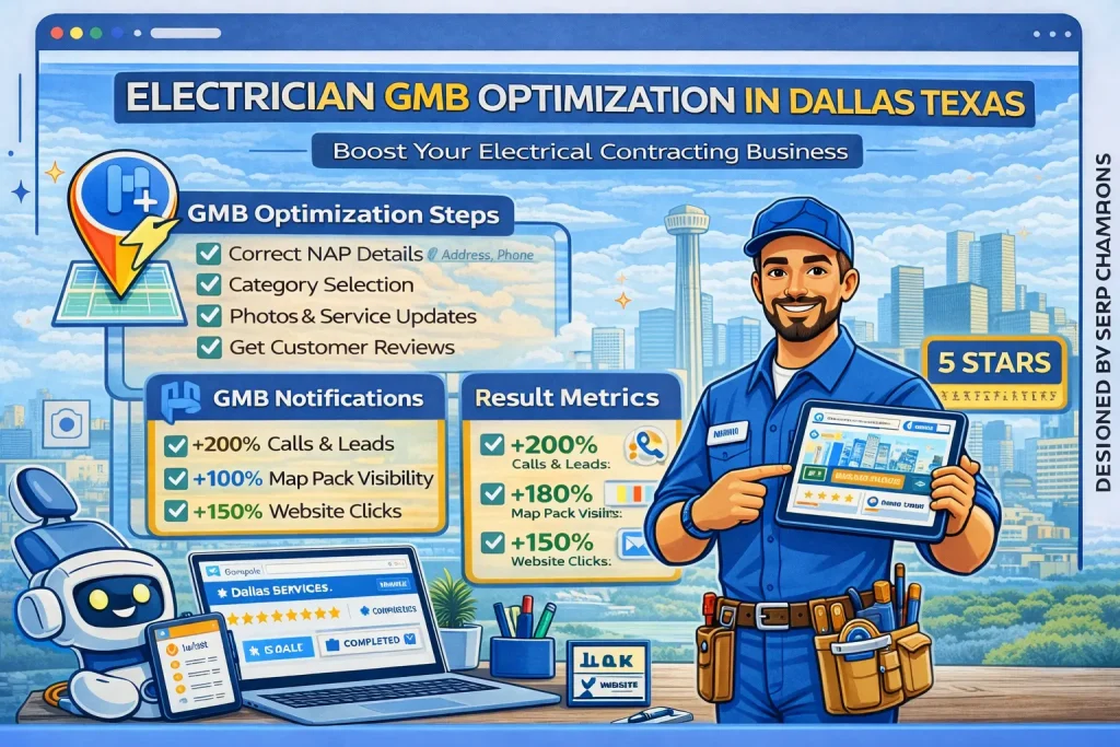 Electrician GMB Optimization in Dallas Texas