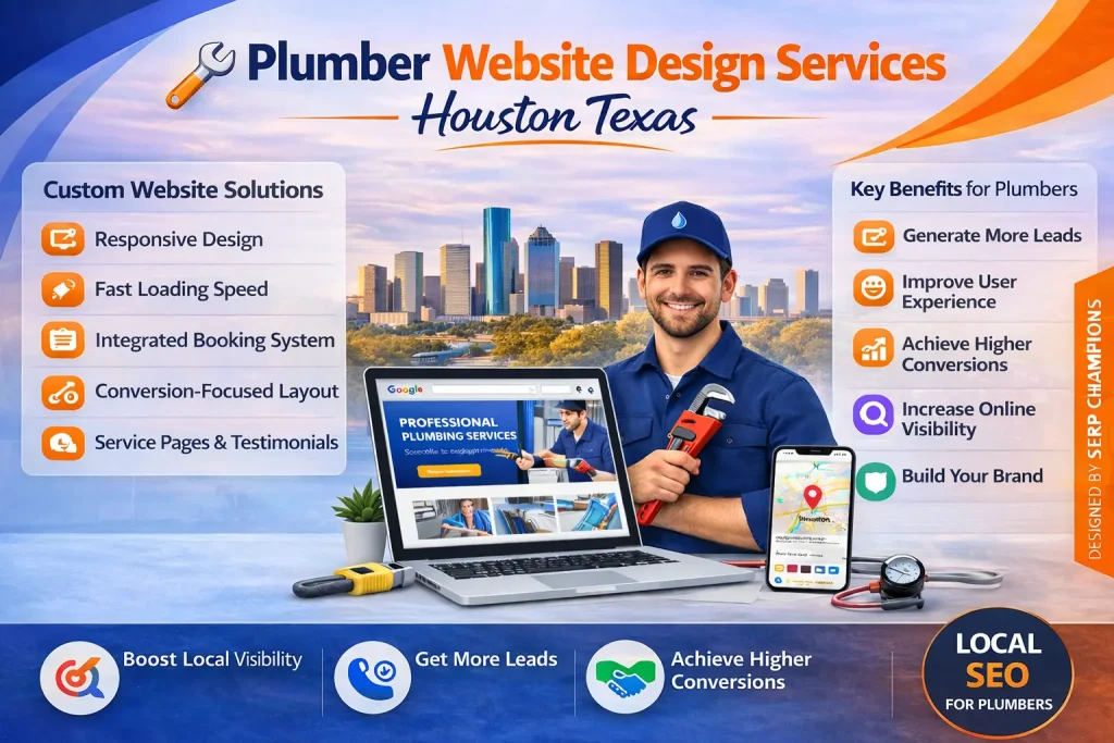 Plumber Website Design Services Houston Texas