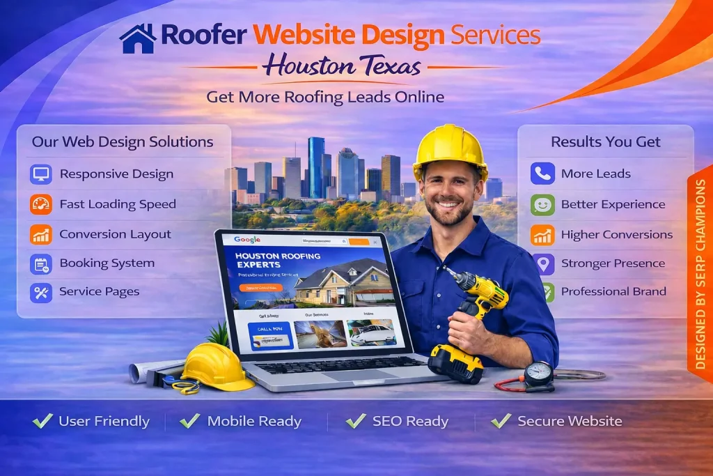 Roofer Website Design Services Houston Texas