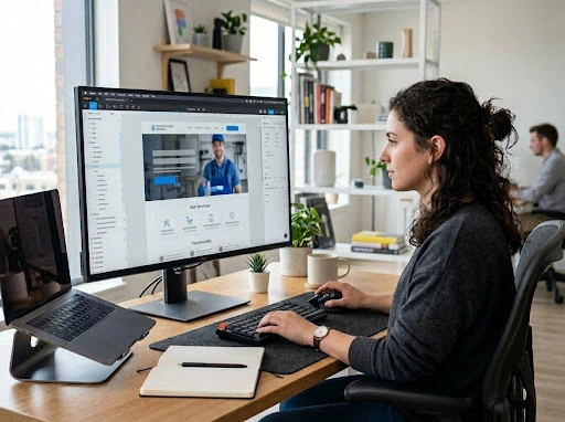 Trust & Visual Enhancement Website Design Houston