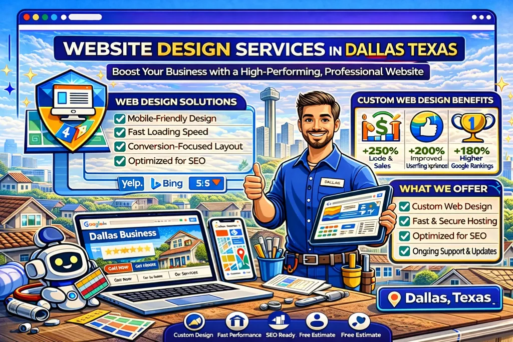 Website Design Services in Dallas Texas